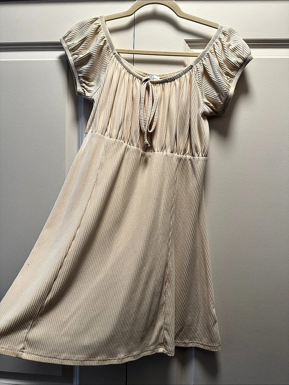 Mini Dress in Cream Like New
